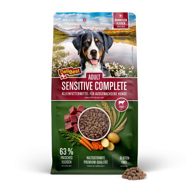 DB_Adult Sensitive Complete_Dog_4kg_2500px_BEEF_MOCKUP-FRONT_plus offen