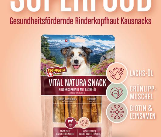 Vital Natura Snack – natürliche Kausnacks mit funktionellen Zusätzen