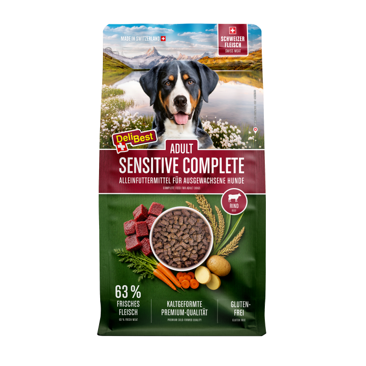 DB_Adult Sensitive Complete_Dog_4kg_2500px_BEEF_MOCKUP-FRONT_transparent