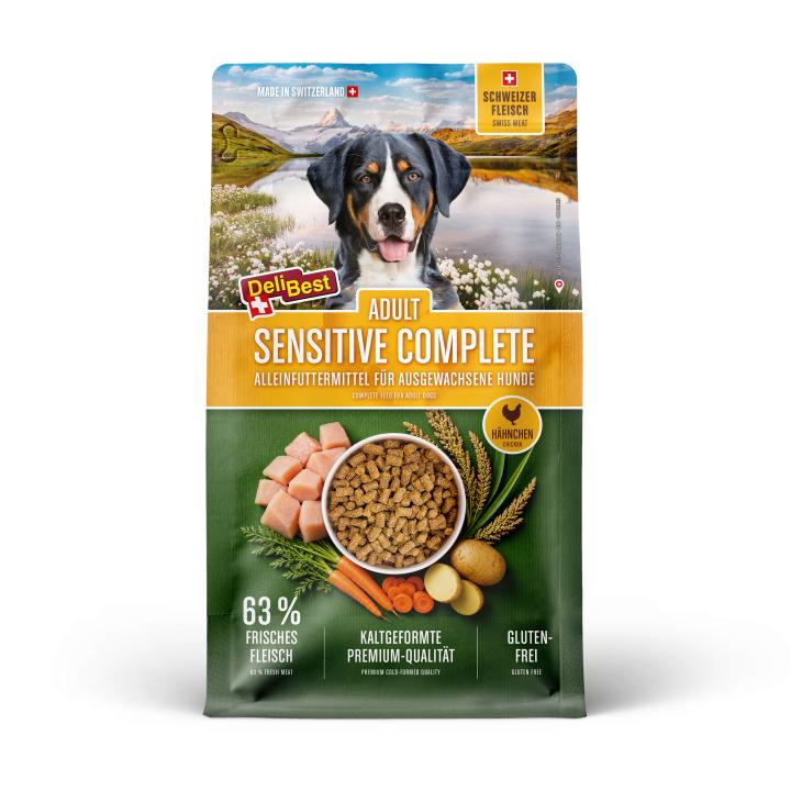 DB_Adult Sensitive Complete_Dog_1kg_2500px_CHICKEN_MOCKUP-FRONT